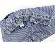 Name It light blue denim/white stribede shorts